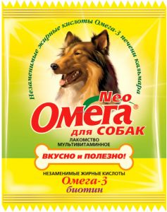 Омега Neo витамины для собак с биотином (саше)